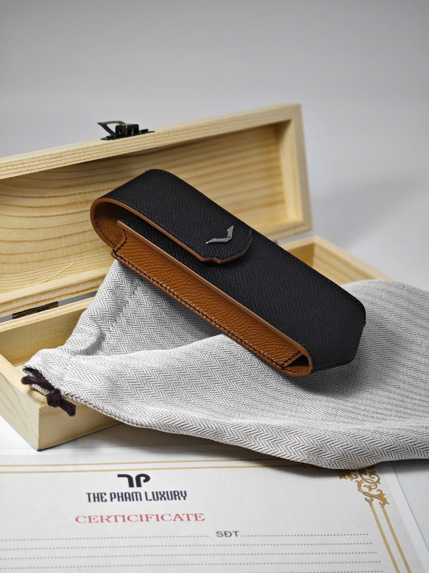 Bao da Vertu Signature S da epsom - Hình ảnh 4