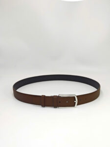 thắt lưng da Togo màu nâu Thế Phạm