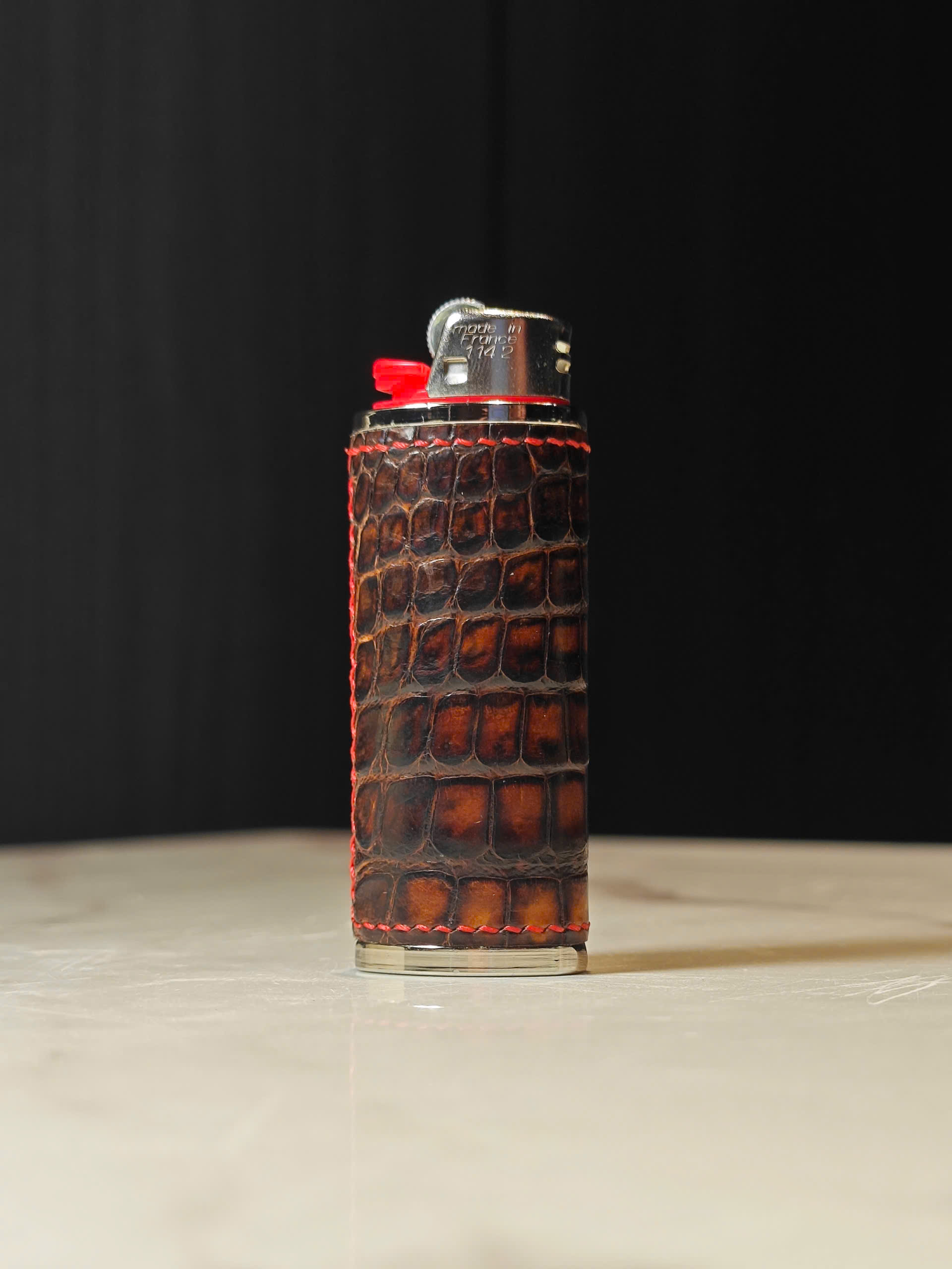 Luck Fire Case - Vỏ bao da bật lửa BIC j6 - Hình ảnh 9