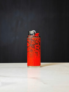 Luck Fire Case – Vỏ bao da bật lửa BIC J6 da kỳ đà Thái Lan