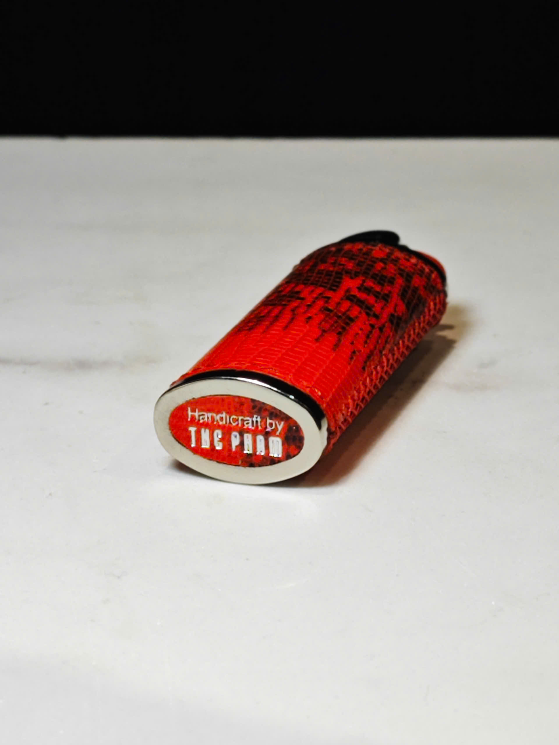 Luck Fire Case – Vỏ bao da bật lửa BIC J6 da kỳ đà - Hình ảnh 4