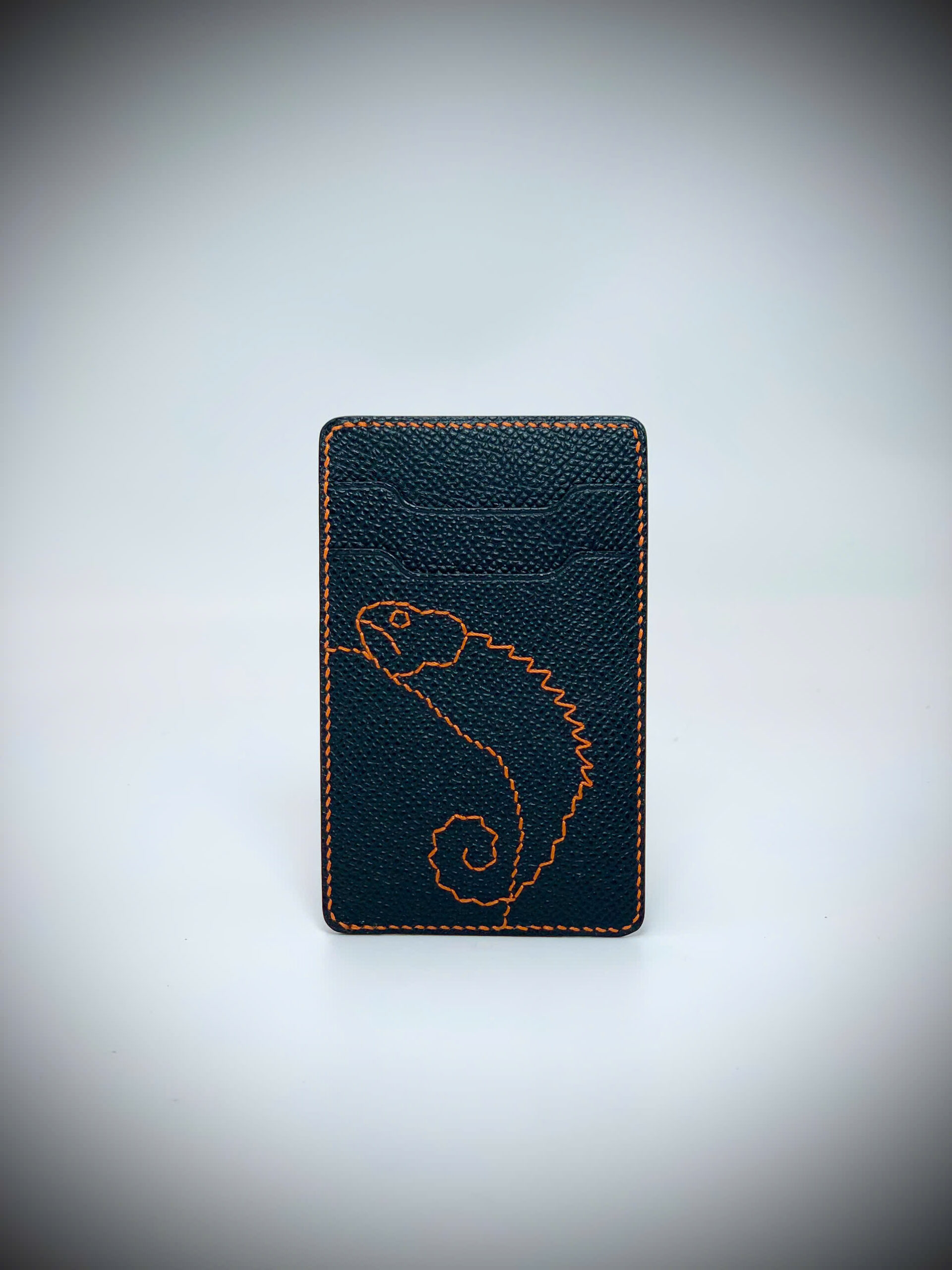 TP Gecko Signature - ví thẻ da thật thủ công