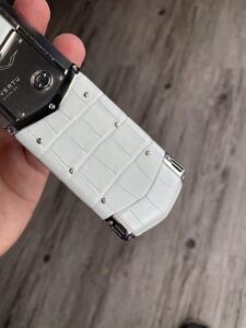 Bọc da điện thoại Vertu cá sấu Pháp thủ công