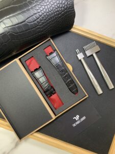 Dây đồng hồ Audemars Piguet da cá sấu Pháp vân bụng