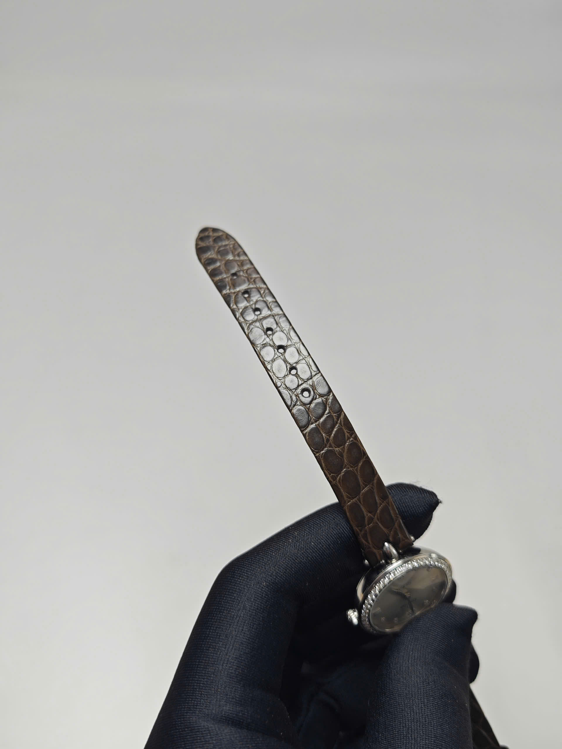 Dây đồng hồ Omega nữ da cá sấu Pháp - Hình ảnh 2