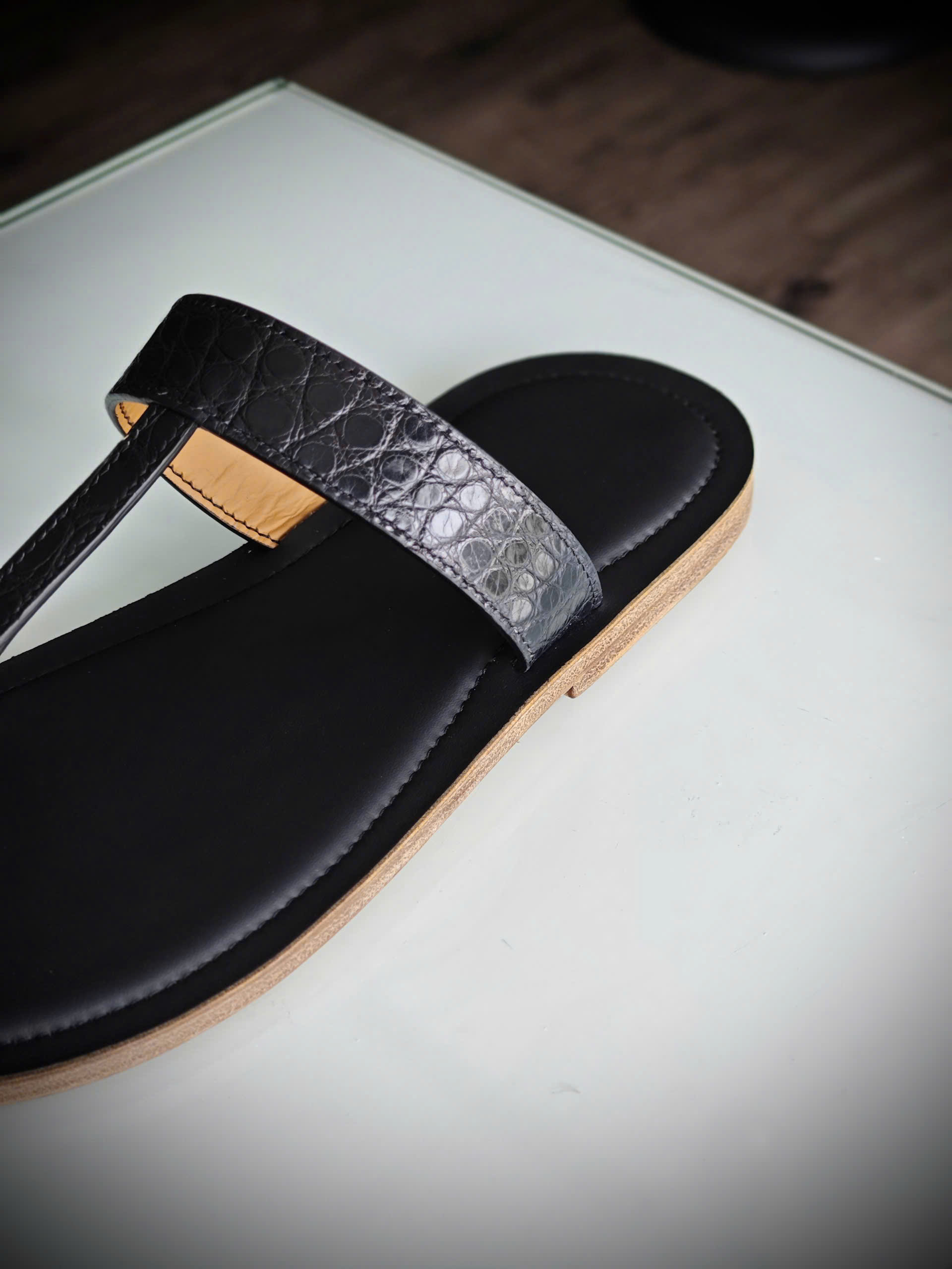 Dép TP Vento da cá sấu Pháp - Hình ảnh 5