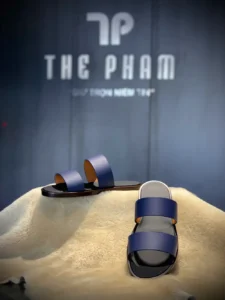 Dép TP nam – GoRi màu xanh blue lót đen