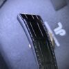 Dây da cá sấu cho Hublot Orlinski màu đen chế tác thủ công tại Thế Phạm